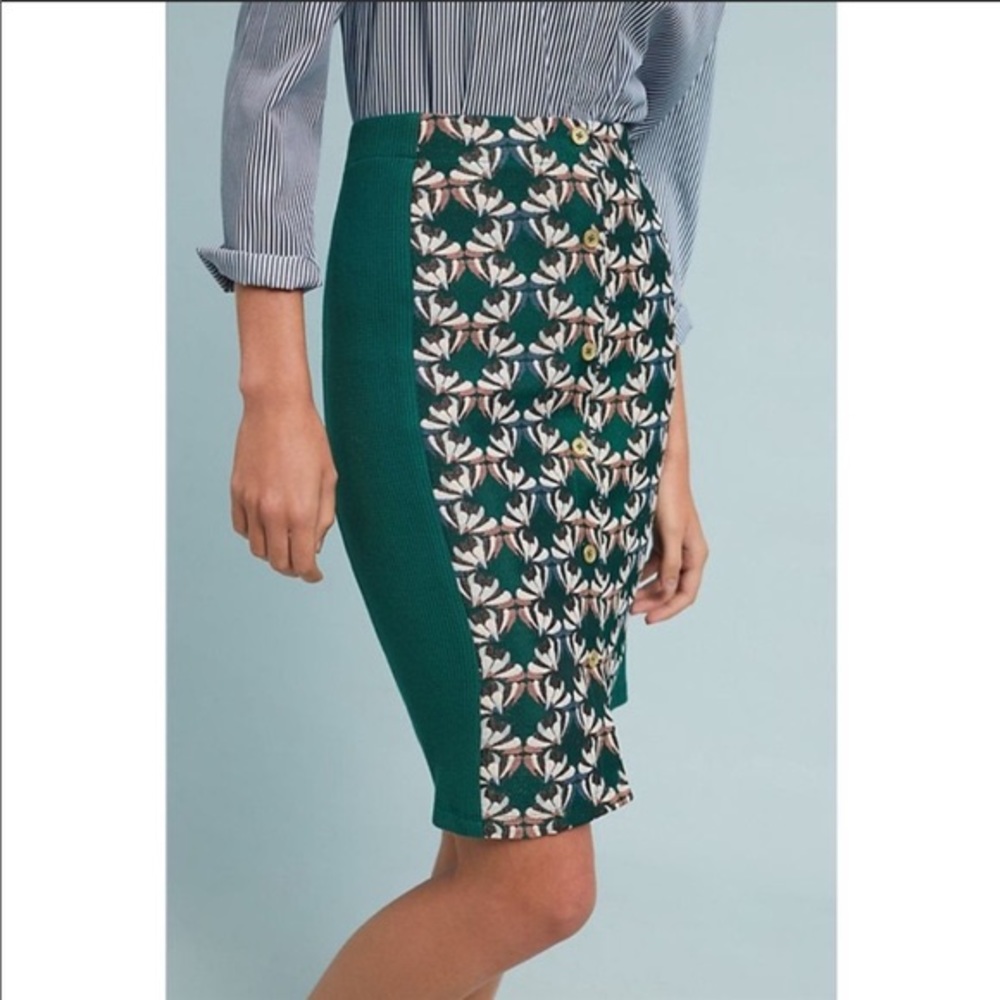 Anthropologie Devlin Pencil Skirt